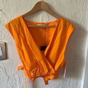 NICHOLAS Orange Tarla Top